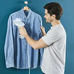 Компактний відпарювач Tefal Access Steam Pocket біло-блакитний 1300 Вт (DT3041E1) - мініатюра 4