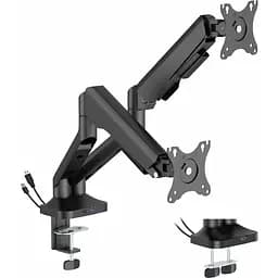 Кріплення настільне для двох моніторів OfficePro 17-35` Black (MA452B)