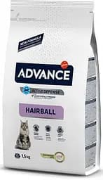 Сухий корм для котів Advance Cat Hairball 1.5 кг. запобігає утворенню грудок вовни