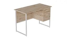 Комп'ютерний стіл Ferrum-decor Гаррі 75x140x60 білий ДСП Дуб Сан-Марино 32мм (FRD-104068)