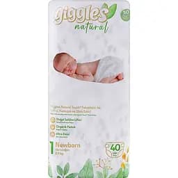 Підгузки дитячі Giggles Natural Newborn 1 (2-5 кг), 40 шт.