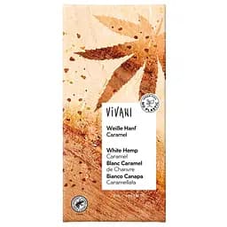Шоколад Vivani White Hemp Caramel білий органічний 80 г