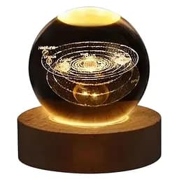 Декоративні 3D нічник кришталева куля