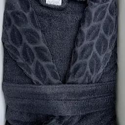 Халат банний Soho Leaves Graphite графітовий розмір 2XL/3XL (2XL/3XL Leaves Graphite) - мініатюра 2