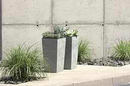 Горщик з кашпо для рослин 2в1 Prosperplast Urbi Square Beton 8/163 л - мініатюра 4