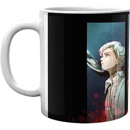 Кружка GeekLand The Promised Neverland Обещанный Неверленд Норман Эмма Рей Ножи и вилки NV 02.455