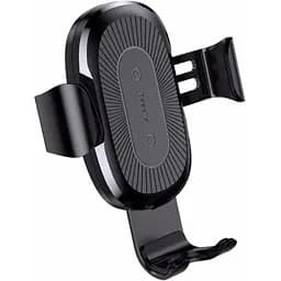Автотримач із бездротовою зарядкою Baseus Wireless Charger Gravity Car Mount Black (WXYL-01) [85328] - мініатюра 3