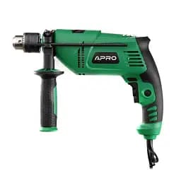 Дрель ударная электрическая Apro 13/1000 с регулировкой оборотов 30412