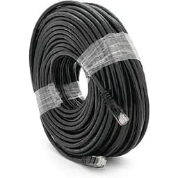 Патч-корд литий Ritar, UTP, RJ45, Cat.6, 40m, чорний, Cu (мідь)