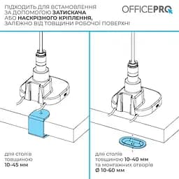 Кронштейн OfficePro MA851B MA851B - мініатюра 13