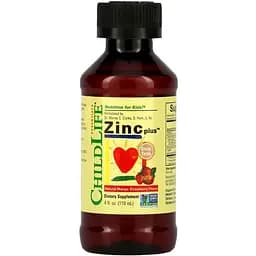 Цинк для детей ChildLife Zinc Plus вкус манго и клубники 118 мл (CDL10350)