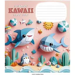 Тетрадь общая Школярик Art & Craft в линию 12 листов 30 шт. (012-3398L)