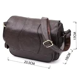 Сумка Vintage з натуральної шкіри для жінок 23.5х17х10 см sum0027569 - мініатюра 3