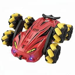 Радіокерована трюкова машина JD 155-14 A-03, парогенератор, підсвічування, музика, акумулятор 3.7V, пульт 2.4GHz, червона