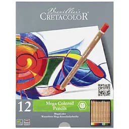 Набір кольорових олівців MegaColor 12 шт Cretacolor