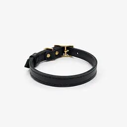 Шкіряний нашийник для собак "Classy" XS чорний (обхват шиї 25-30) - мініатюра 2