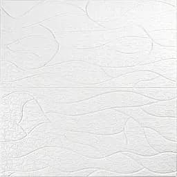 Панель 3D Wall Sticker 700х700х6 мм біла SW-00001948