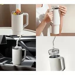 Термо-чашка MiJia  Straw Mug (BHR9540GL) - мініатюра 9