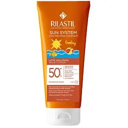 Оксамитовий сонцезахисний лосьйон для тіла Rilastil, з SPF 50+ для дітей, 200 мл