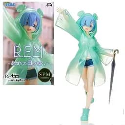 Фігурка Sega Рем у дощовику Зеро Життя в Альтернативному Світі Rеm Re Zero 21 см WST RZ RА 144