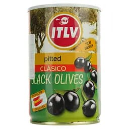 Оливки ITLV чорні без кісточки 314 мл 