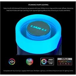 СВО Lian Li GA II Lite 240 RGB Black (G89.GA2L24RB.00) - мініатюра 3