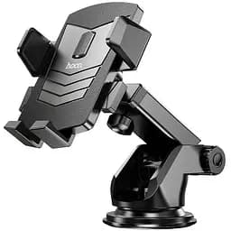 Держатель для телефона в машину Hoco CA83 David one-button center console car holder черный