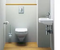 Інсталяція для унітазу Grohe Rapid SL 38721001 + овальна кнопка Skate Air Хром 30412 - мініатюра 6