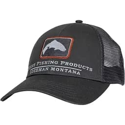 Кепка Simms Trout Icon Trucker Carbon (1102-12226-003-00)