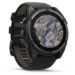 Смарт-годинник Garmin Fenix 8 51 мм Solar Сапфір Графіт/Титан Карбоновий DLC з силіконовим ремінцем QuickFit 26 мм - мініатюра 2