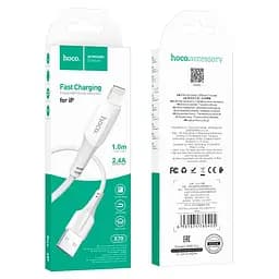 Кабель Hoco X70 Ferry charging data cable for Lightning Білий - мініатюра 2