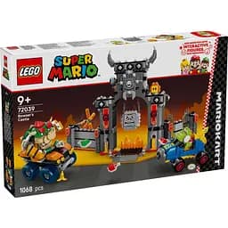 Конструктор LEGO Super Mario Mario Kart Bowser и его замок 1068 деталей (72039)
