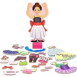 Магнітний набір Melissa&Doug Одягни Ніну-балерину (MD3554)