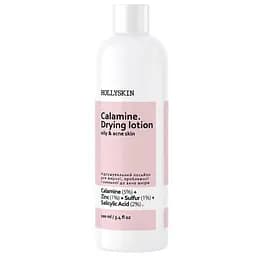 Підсушуючий лосьйон Hollyskin Calamine Drying Lotion для жирної проблемної та схильної до акне шкіри, 100 мл