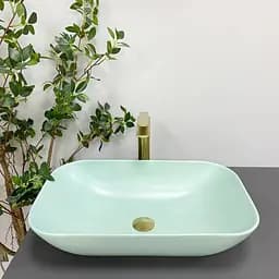 Умивальник VBI Avezzano green matt накладний VBI-014404, Цветной