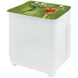 Пральна машина Liberton LWM-6202 PUMP напівавтоматична з 2 барабанами завантаження 6.2 кг 3 режими 1350 об/хв клас енергоспоживання А 68х38х86 см White/Green