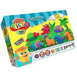 Набор для творчества Danko Toys Тесто для лепки Master Do Прогулка с динозаврами TMD-07-01U,02U,03U,04U рус