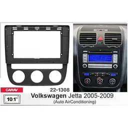 Перехідна рамка Volkswagen Jetta, Golf Carav 22-1308 - мініатюра 4