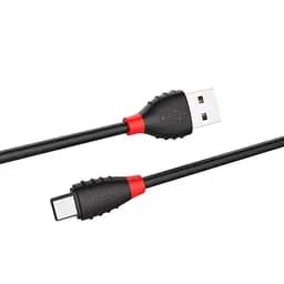 Кабель Hoco X27 Pisces Cable USB to Type-C 2,4A 1m Black