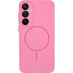 Чохол Lakshmi Silicone Cover Full Camera (AA) with MagFit для Samsung Galaxy S23 FE Рожевий / Light pink