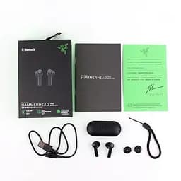 Бездротові навушники Bluetooth Razer Hammerhead True WL Mic з кейсом (Black) - мініатюра 3