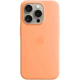 Чохол Epik SilIcone Case with MagSafe and Animation [Colorless] для iPhone 15 Pro Orange Sorbet