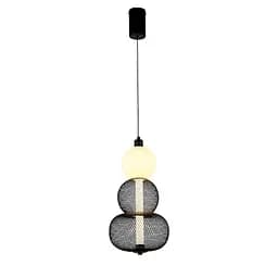 Світильник підвісний LED Levistella 7812026 BK, 6W, 3000K, чорний метал, для вітальні - мініатюра 2