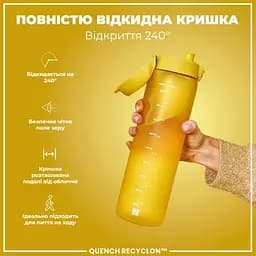Пляшка для води ION8 1000 мл (ЕКО пляшка) BPA Free Yellow (I8RF1000YEL) - мініатюра 3