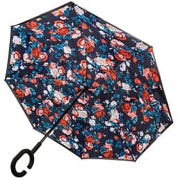Жіноча парасолька-палиця Art Rain 108 см синя - мініатюра 3