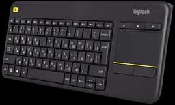 Клавіатура бездротова Logitech K400 Plus Black (920-007145) - мініатюра 2