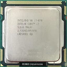 Процессор Intel Core i7-870 2.93-3.6 GHz, LGA1156 95W Б/У