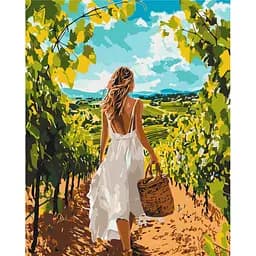 Картина за номерами на підрамнику Brushme Виноградна алея