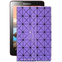 Чехол StatusCASE из экокожи для планшета Lenovo Idea Pad A5500 8 Фиолетовый ромб