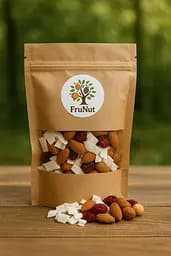 Coco Mix Classic (Кокосові чіпси Мигдаль Журавлина Фундук) FruNut 250 г